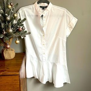 Ralph Lauren | Asymmetrical Shirt | Small | White